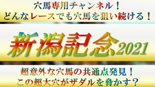 【新潟記念2021】穴馬候補発表！超意外な穴馬の共通点発見！