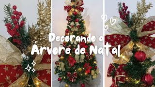 Montando e Decorando a Árvore de Natal| Primeiro Natal na Casa Nova 🎅❤️🌲 #natal #natal2024