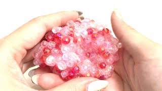 音フェチしてみた！！スライム＆カットビーズ Cut beads Slime ASMR【ココロマン普段の様子】