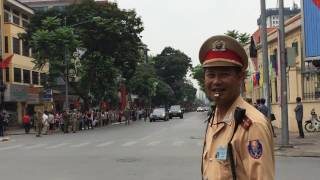 Đoàn Tổng thống Obama tới thăm Việt Nam