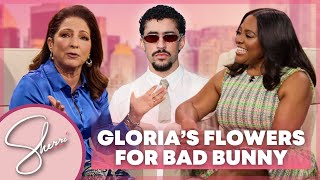 Gloria Estefan Gives Bad Bunny His Flowers