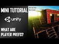 WHAT ARE PLAYER PREFS IN UNITY AND HOW TO USE THEM WITH C#