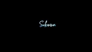 ❤️ Tujhe Paya Rab Se ❤️ Sukoon Mila ❤️🥰 Song | Neon Lyrics 🖤 Black Screen Status