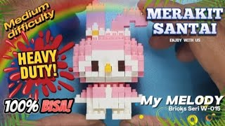 Merakit santai Lego Bricks My Melody Seri W-015