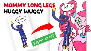 How to draw Mommy long legs viral papercraft