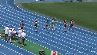 ㉗ジュニア2年女子100m予選2組JOC第55回U16陸上競技大会東京都代表選手選考会兼第36回東京ジュニア陸上競技大会20240825