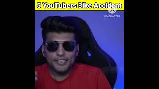 5 Famous YouTubers Bike Accident😱 | Agastya Chauhan, Jatt Prabhjot, Pro Rider #shorts