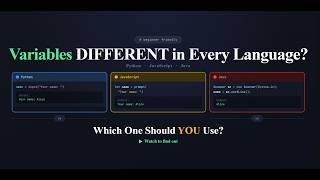 Python vs JavaScript vs Java: Variables & Datatypes Explained