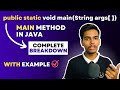 Public Static Void main in Java - Main Method in Java complete explanation | Indian Programmer