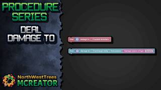 Deal Damage To | MCreator Procedure Tutorial