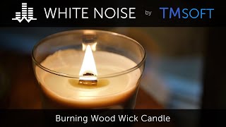 Crackling Woodwick Candle 10 Hour Sleep Sound - Black Screen