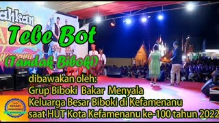 TEBE BOT /Tandak Biboki. By Grup Biboki Bakar Menyala (BBM) saat HUT Kota Kefamenanu ke-100 th 2022