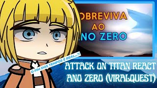 Attack On Titan React a Como Sobreviver aos Titãs | (Ano Zero) | (VIRALQUEST)