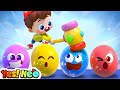 Surprise Eggs Kids Songs | Learn Colors - Five Little Cars | Nursery Rhymes & Kids Songs | Yes! Neo