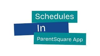 How do I find my child's schedule online?