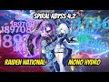 Furina Mono Hydro and Raiden National Spiral Abyss 4.2 Genshin Impact