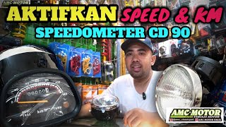 CARA AKTIFKAN SPEEDOMETER CD 90 SYSTEM ANALOG‼️#lampucd90 #cd90 #cbindonesia #gl100indonesia #review