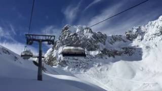 Frühlingsskilauf 2017 im Skigebiet Zürs am Arlberg zum Frühlingsanfang