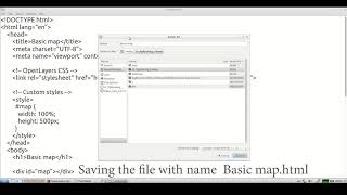 OSGeoLive, OpenLayers [2]: Video of Quickstart section Create a Basic Map