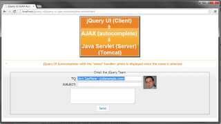 jQuery UI Ajax Autocomplete + Java Servlet