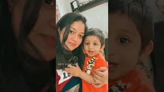 Meghna Raj Cute Moment With Her Son #Shorts #Meghnaraj