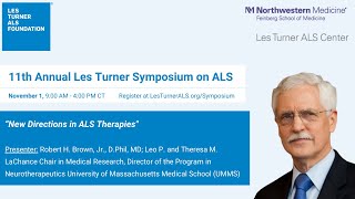 Keynote - New Directions in ALS Therapies