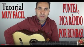 EL PUNTEO O PICAO MÁS FÁCIL POR RUMBAS PARA PRINCIPIANTES, Jerónimo de Carmen-Guitarra Flamenca EL PUNTEO O PICAO MÁS FÁCIL POR RUMBAS PARA PRINCIPIANTES, Jerónimo de Carmen-Guitarra Flamenca