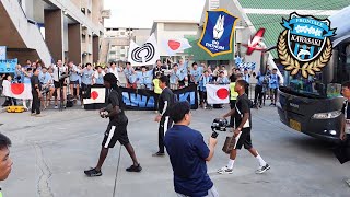 แฟนบอล Kawasaki Frontale🎌 ร้องเพลงให้กำลังใจนักฟุตบอล BGパトゥム・ユナイテッド 🇹🇭VS🇯🇵 川崎フロンター | チャナティップ