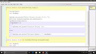 Java Program Convert Binary to Decimal. 🌀 #java_code 🔥🔥
