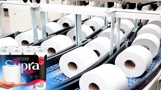 Como é Feito o Papel Higienico / Como o Papel Reciclado Vira Papel Higiênico 🧻