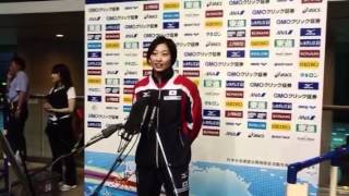 ジャパンオープン2012：鈴木聡美(女子100m平泳ぎ)