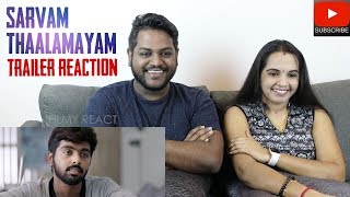 Sarvam Thaalamayam Trailer Reaction | Malaysian Indian Couple | AR Rahman | Rajiv Menon | GV Prakash