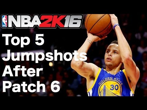 Top 5 BEST JUMPSHOTS After Patch 6!! - NBA 2K16 - YouTube