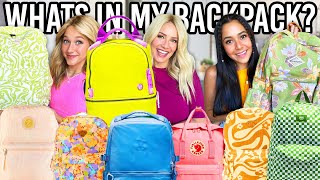 WHAT'S iN MY BACKPACK + WATER BOTTLE SHOPPiNG + MUST-HAVES = BACK TO SCHOOL!