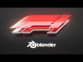 Logo Animations Ep.11 (Formula 1) - Blender Geometry Nodes Tutorial