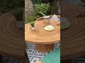 teak garden furniture 150round teak table teak benches and cushion