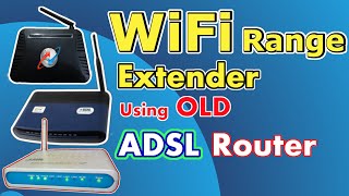 ADSL Modem को WiFi Repeater बनाये | WiFi Range Booster | WiFi Range Extender Using Old Modem [HINDI]