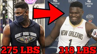Zion Williamson Has A HUGE Problem With His Weight! Does He Have An Eating Disorder?!?!