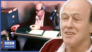 1982: ROALD DAHL's writing shed | Pebble Mill | Classic Celebrity Interview | BBC Archive