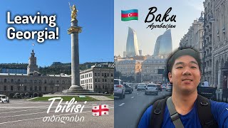 Last day in Georgia! Tbilisi to Baku, Azerbaijan 🇬🇪 → 🇦🇿 | VLOG S2 Ep 10