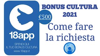 BONUS CULTURA 2021: come richiedere i 500€