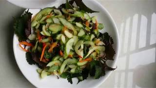 Cách làm nộm dưa chuột giòn ngon không ra nước!