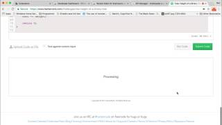 HackerRank | tree height of a binary tree
