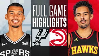SPURS at HAWKS | FULL GAME HIGHLIGHTS | January 15, 2024