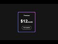 Card Gradient Border Animation HTML CSS