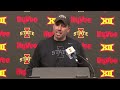 Matt Campbell Press Conference Following 29-21 Farmaggedon Win