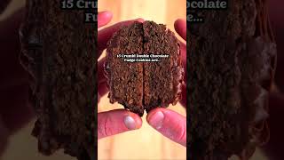 73 Calorie High Protein (EASY) Crumbl Double Chocolate Fudge Cookie