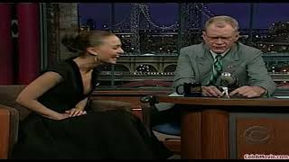 David Letterman   Oops Nipple Slip   Natalie Portman on Le