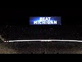 pregame running out of the tunnel psu vs. michigan