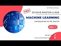 ✅Day1 Introduction to ML And AI | 30 Days Free Machine Learning Master Class